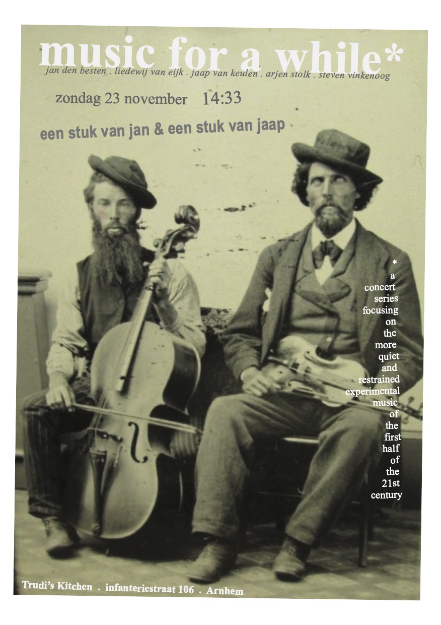 Optreden STILL bij Music For A While - Arnhem