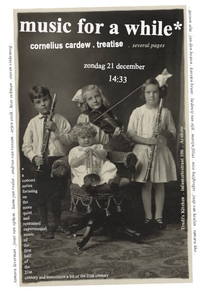 Music For A While #16 - Grafische scores van Cornelius Cardew